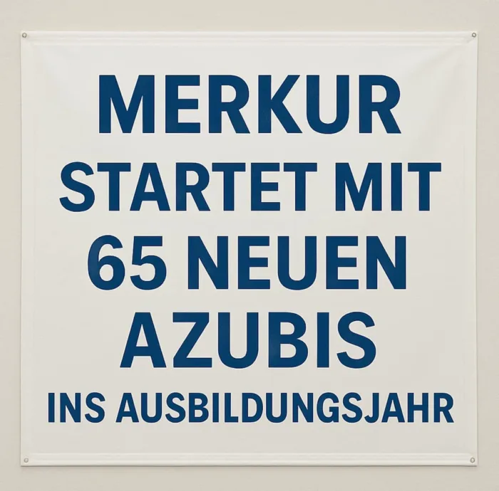 Begrüßung der neuen Auszubildenden – 65 junge Menschen beginnen bei der Merkur Group Merkur startet mit 65 neuen Azubis ins Ausbildungsjahr