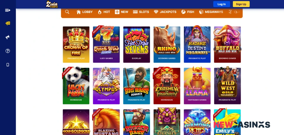 zula casino games