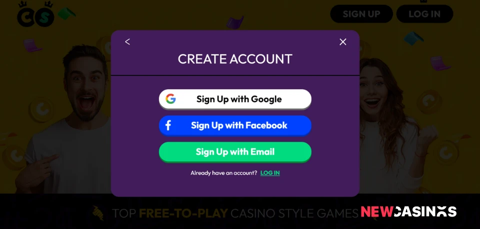 crown coins sign up