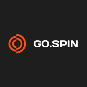 GoSpin Casino logo mustalla austalla