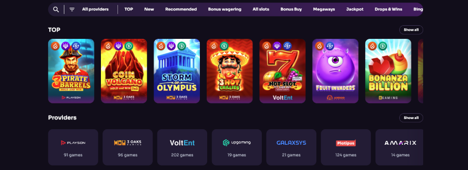 winspirit casino kolikkopelit