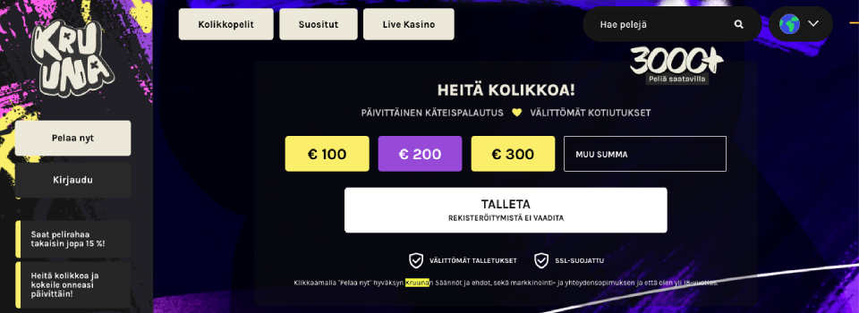 kruuna casino etusivu ja tarjoukset