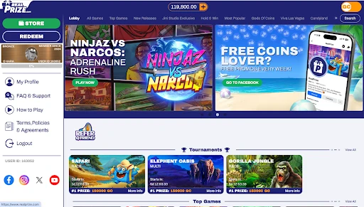 realprize homepage