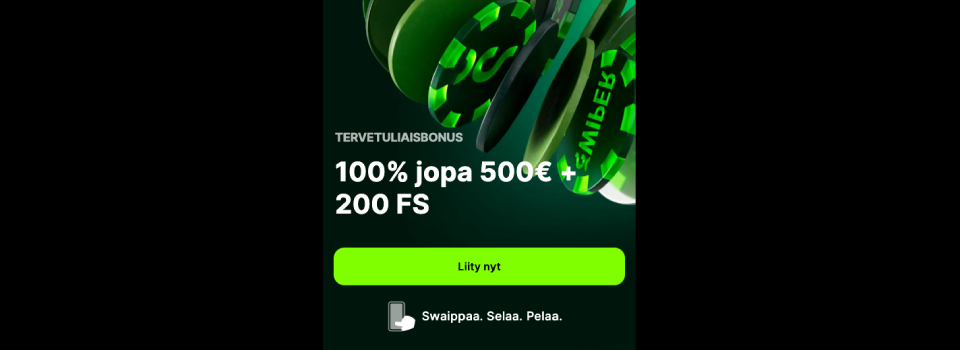 swiper casino tervetulobonus