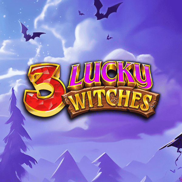 3 lucky witches slot logo