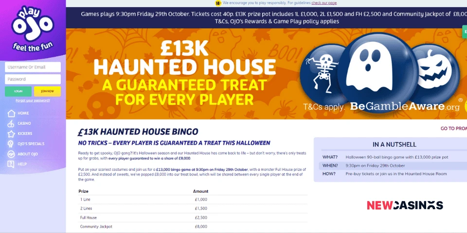 playojo £13k haunted house