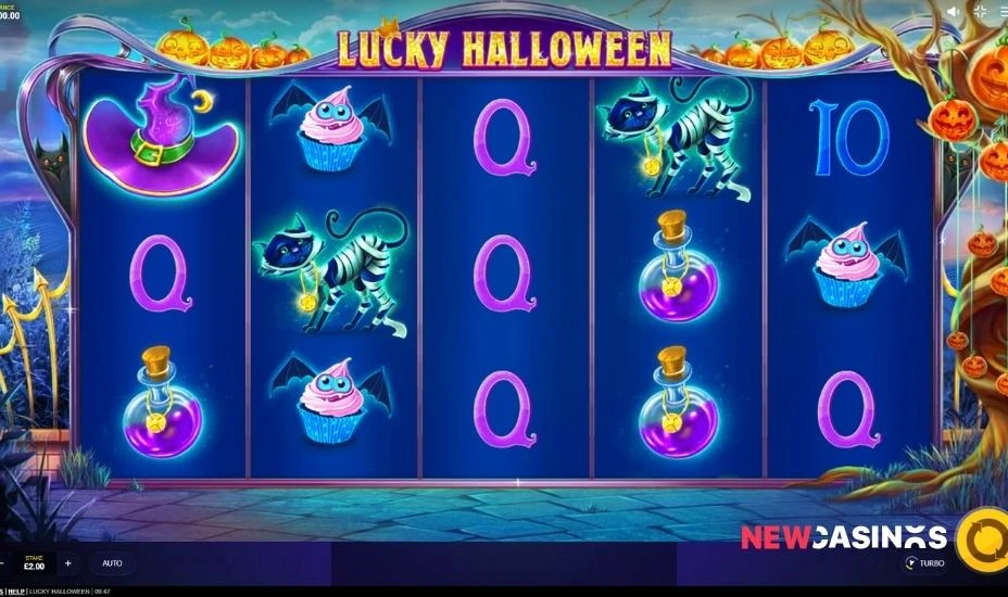 lucky halloween slot gameplay