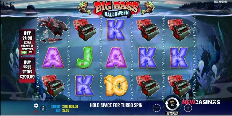 big bass halloween slot gameplay