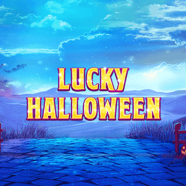 lucky halloween slot logo