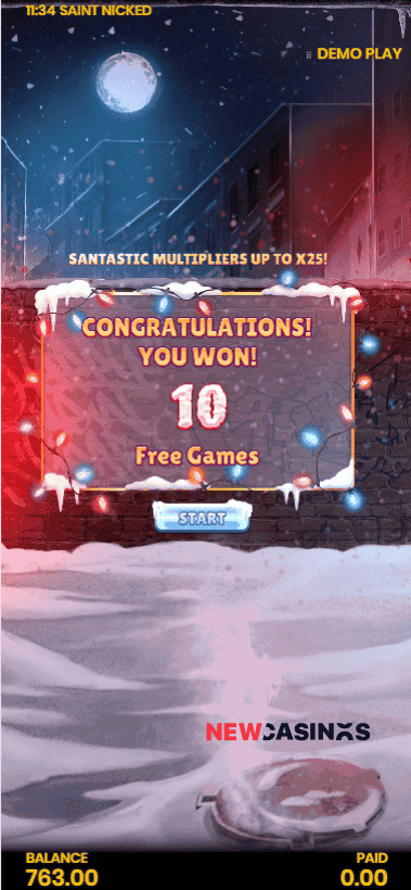 screenshot of saint nicked slot win 10 free games on iphone