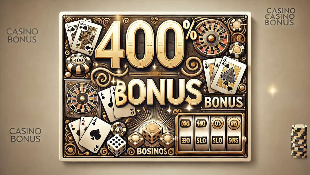 4000% Casino Bonus