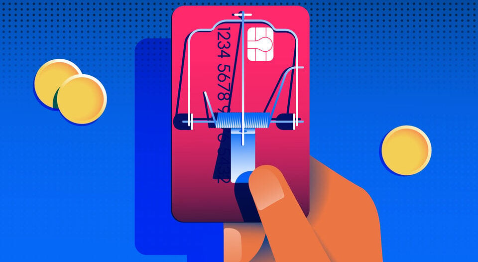 Payments Card Trap Illustration