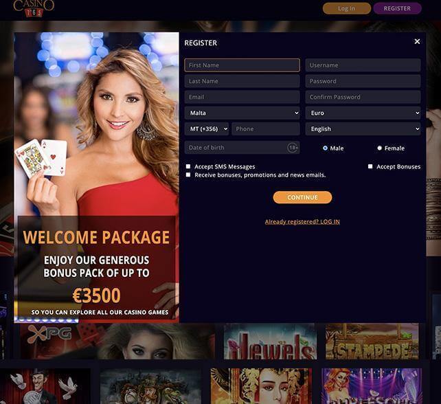 Casino765 signup