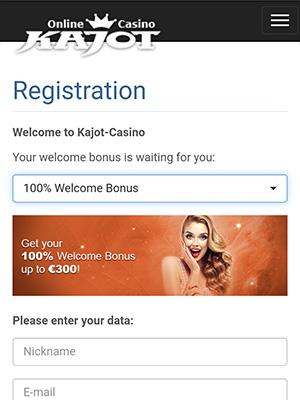 Kajot mobile casino online