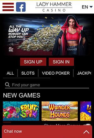 Lady Hammer: GRAB €100 + Extra Spins New Casinos.com