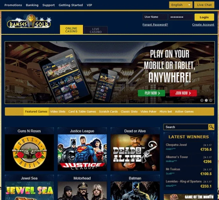 a casino online