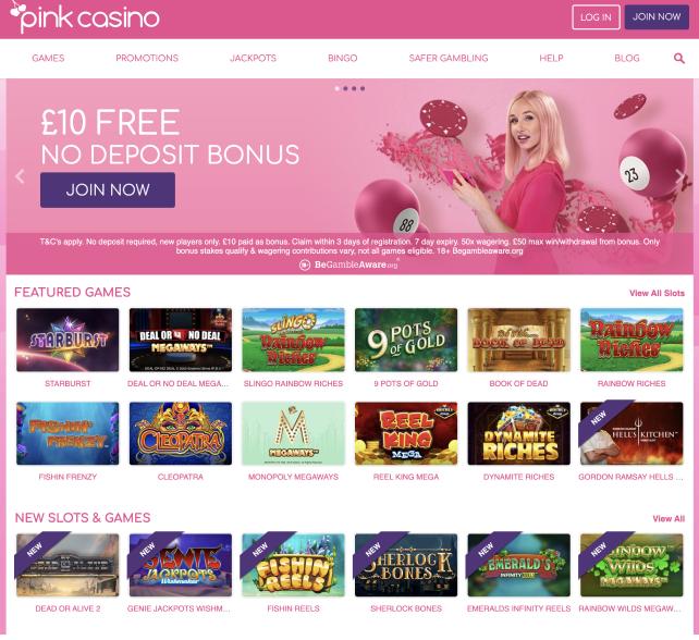 pink casino bingo