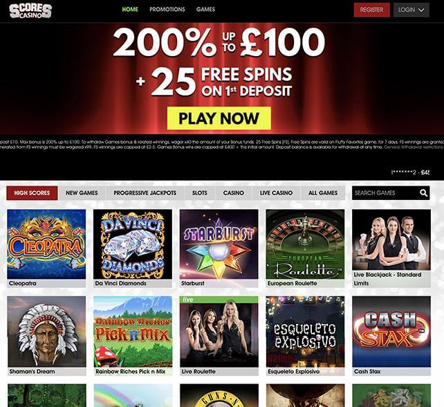 Scores Casino download the new version for windows